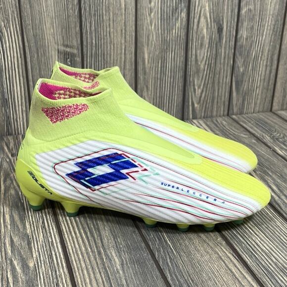 Lotto Solista 100 Gravity VIII FG Unisex Soccer Futbol Cleats M10.5‎ W12 220556 main image 10